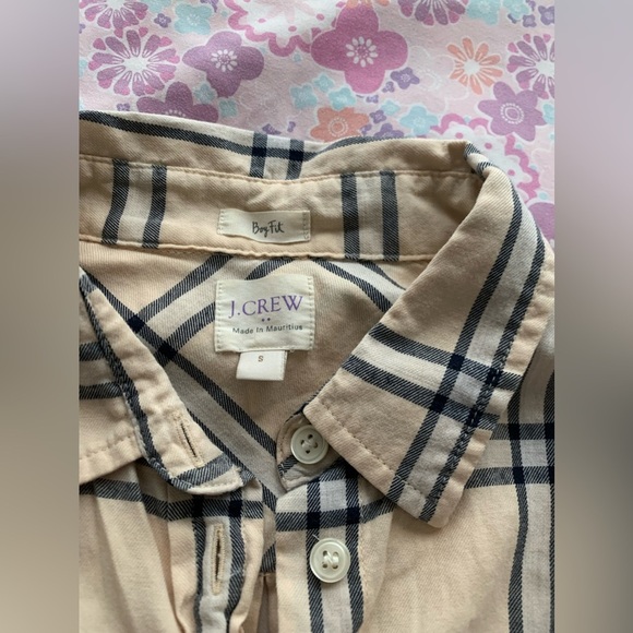 J.CREW “boy fit” button up long sleeve blouse size Small - Picture 4 of 5